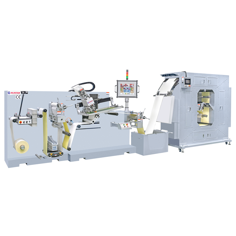 High Speed Automatic Roll to Roll Silk Screen Printing Machine